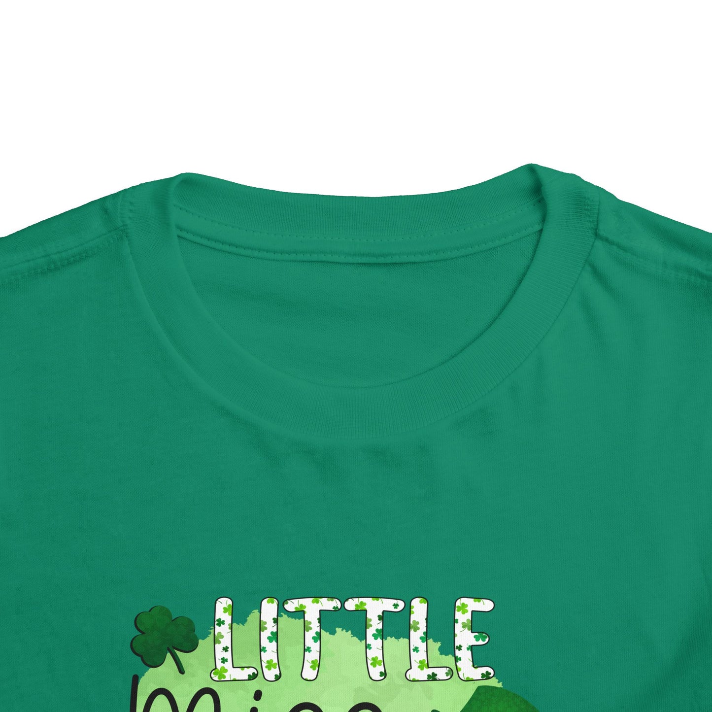 Toddler Tee — "Little Miss Lucky Charm" St. Patrick's Day Shirt
