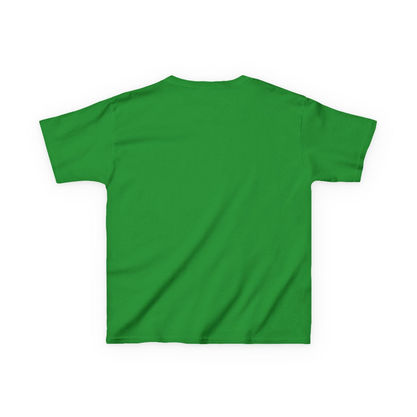 Kids Tee — Green Cowboy Smile Face Graphic