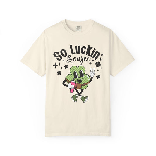 So Luckin' Boujee Shamrock T-Shirt