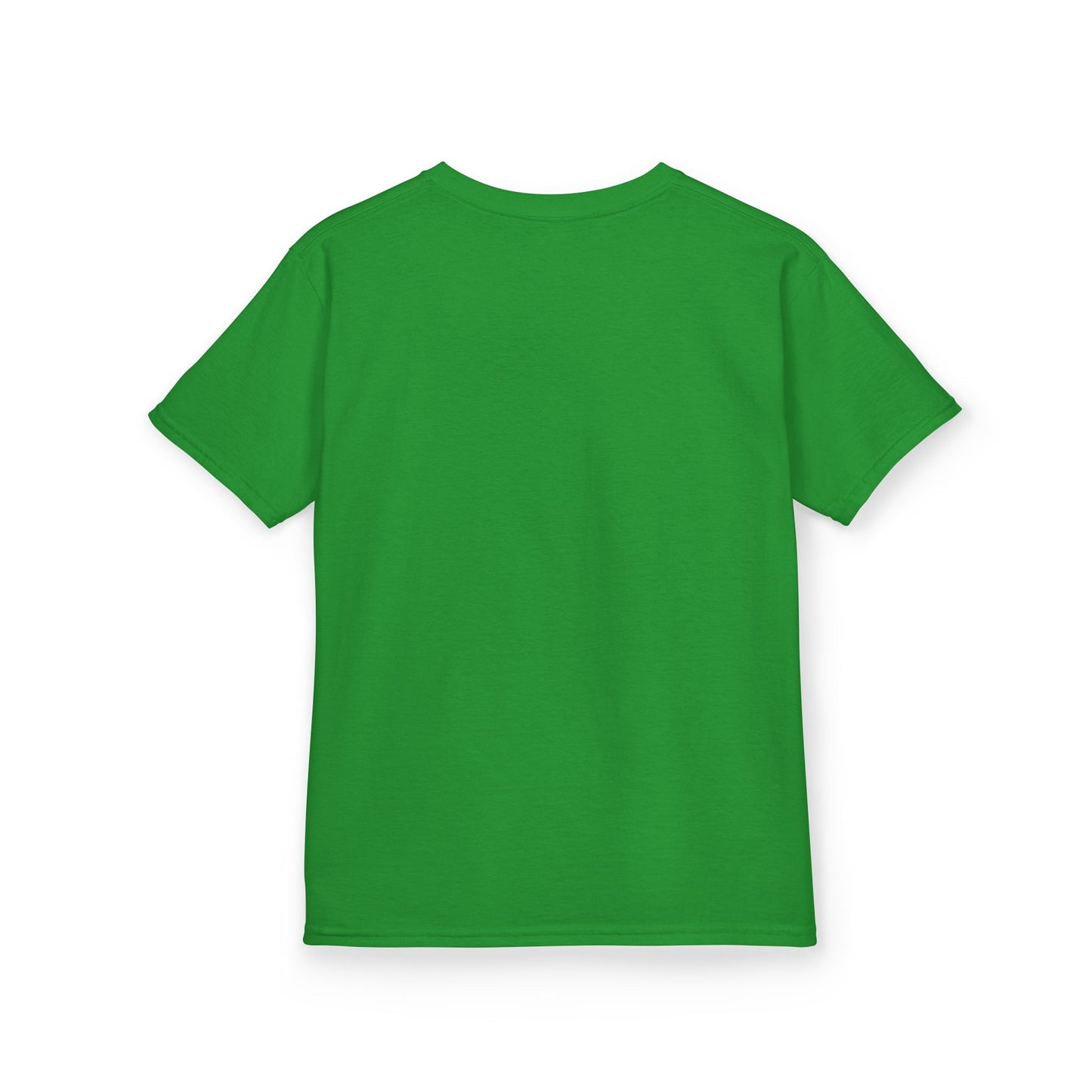 Kids Tee — Green Cowboy Smile Face Graphic