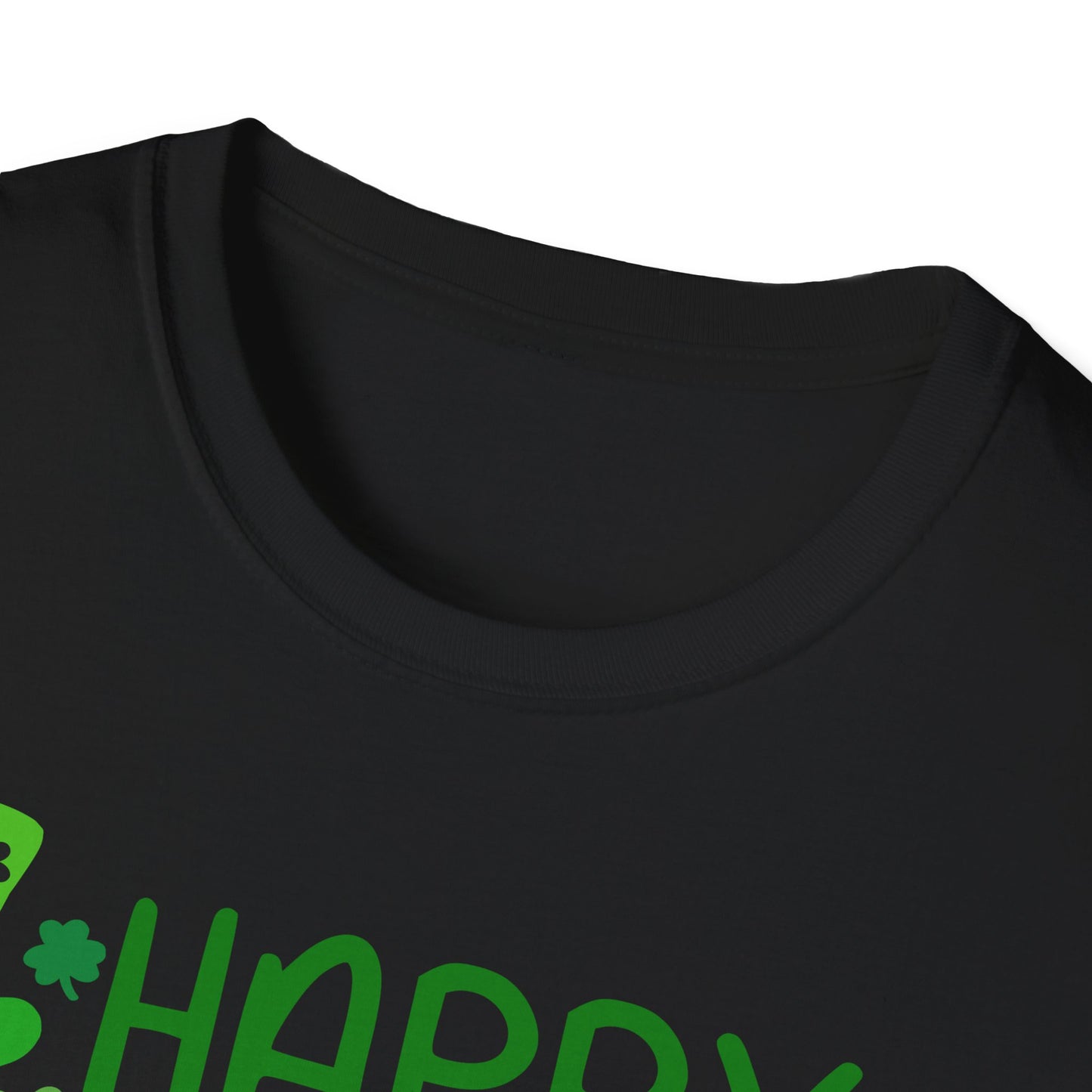 Happy St. Patrick's Day T-Shirt — Shamrock & Leprechaun Pot of Gold Design