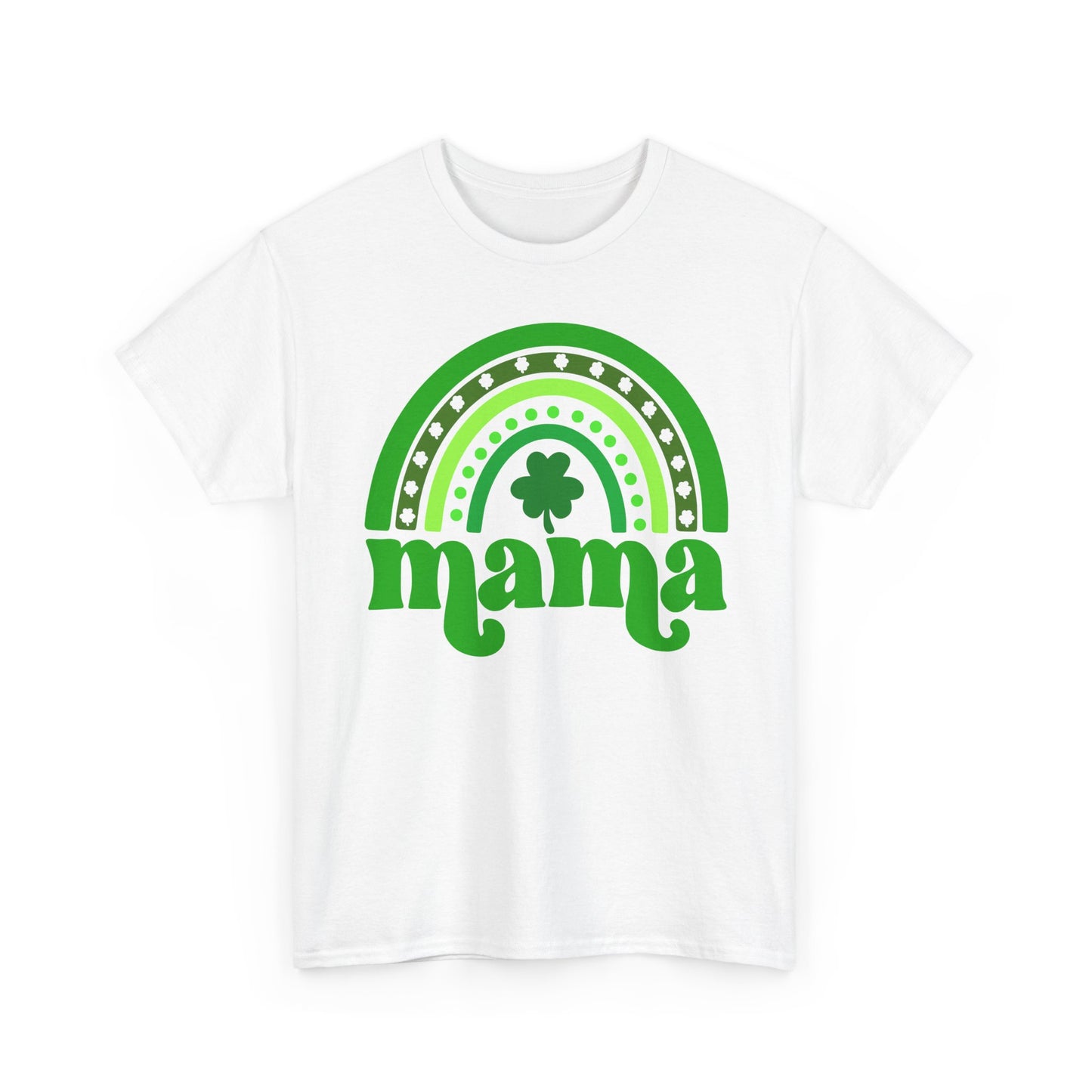 Mama Shamrock Rainbow Tee — St. Patrick’s Day Mom T-Shirt