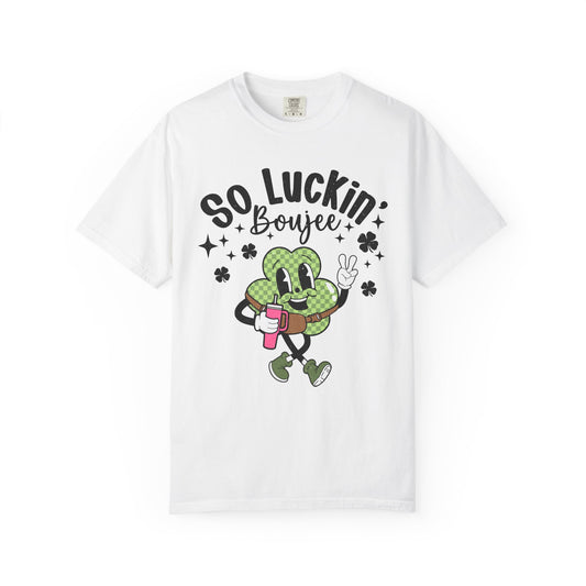 So Luckin' Boujee Shamrock T-Shirt