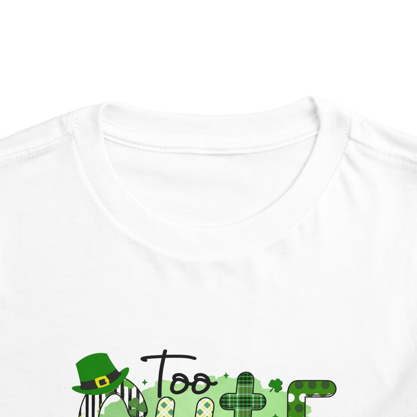Cute Pinch Toddler Tee — St. Patrick’s Day Green Plaid Shirt