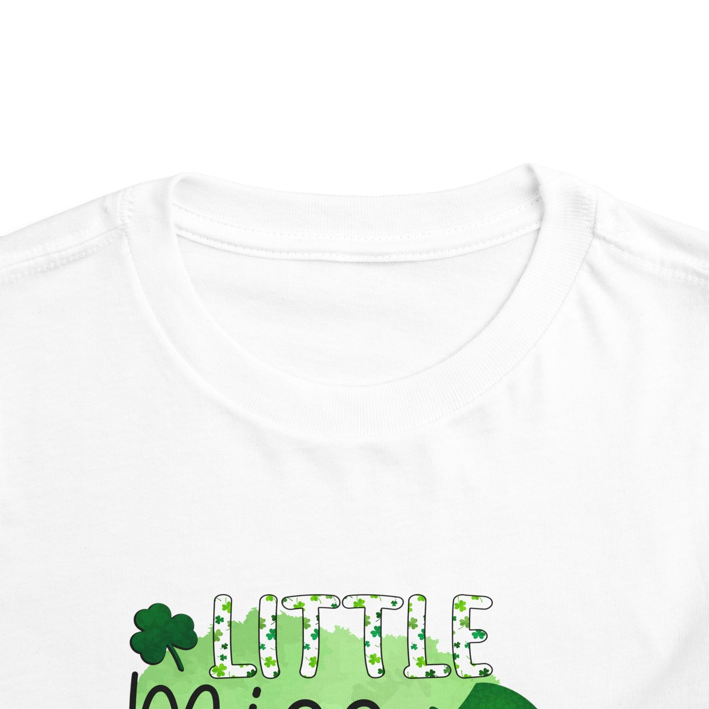 Toddler Tee — "Little Miss Lucky Charm" St. Patrick's Day Shirt