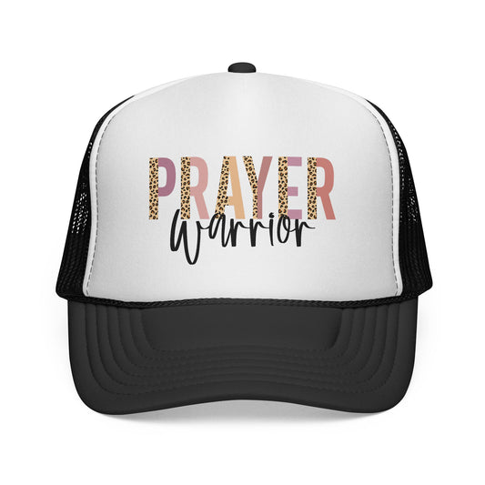 Prayer Warrior Trucker Hat — Faith-Inspired Mesh Cap for Women