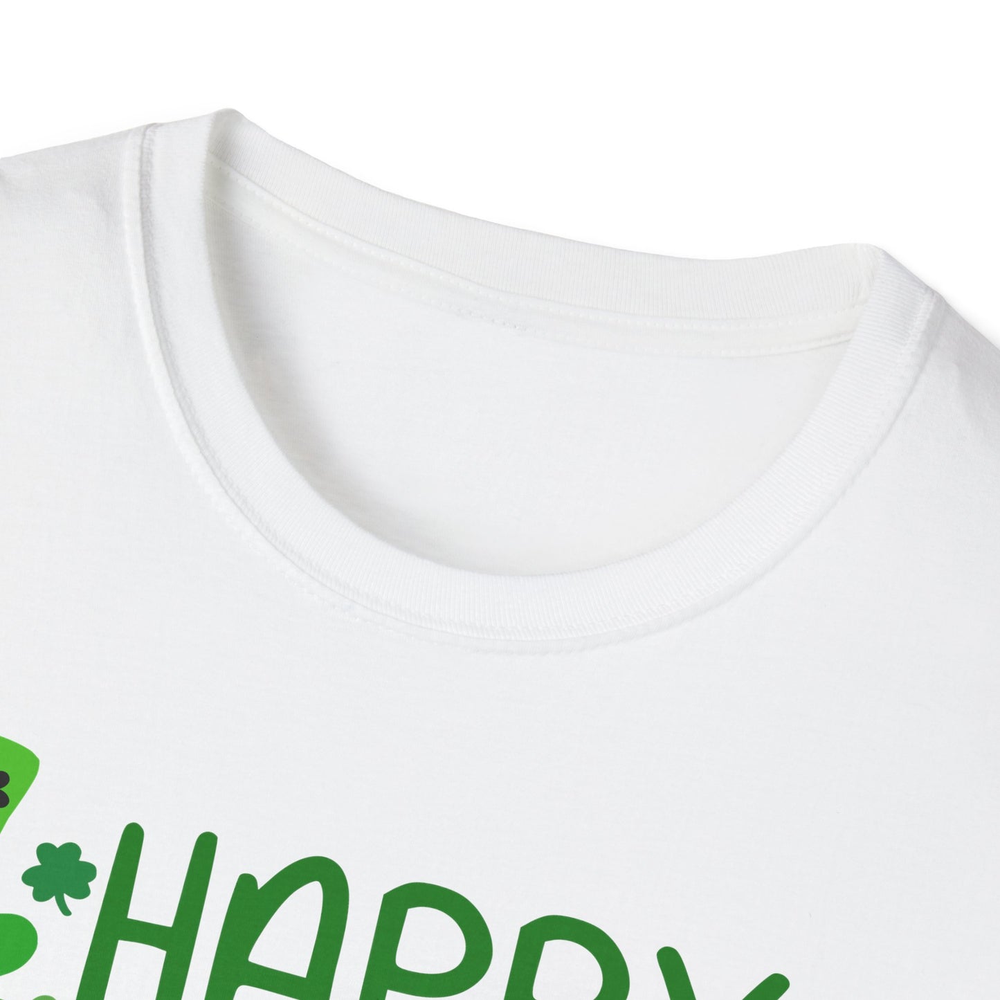 Happy St. Patrick's Day T-Shirt — Shamrock & Leprechaun Pot of Gold Design